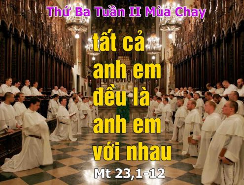 Thứ ba tuần 2 Mùa Chay