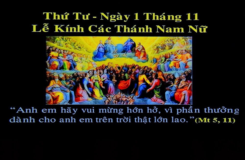 Gx. Vĩnh Hòa – Kính trọng thể Các Thánh Nam Nữ