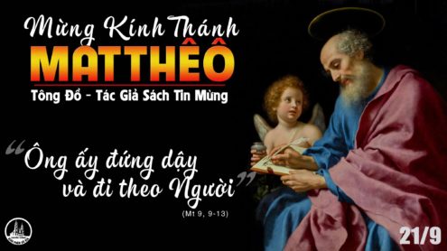 Thứ Ba tuần 25 thường niên – THÁNH MÁTTHÊU, TÔNG ĐỒ, TÁC GIẢ SÁCH TIN MỪNG. Lễ kính. – Đứng dậy – đi theo Chúa.